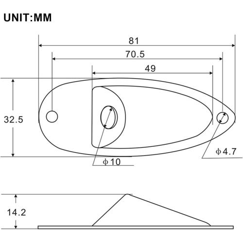 MAXCHEER Guitar Input Jack Socket Plate Output Loaded Boat Style 1/4 Inch with Screws for Fender Stratocaster Strat St Mono Electric Guitar for Electric Guitar Replacement Parts (Gold)