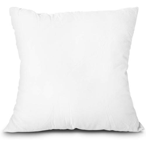EDOW Throw Pillow Insert, Lightweight Soft Polyester Down Alternative Decorative Pillow, Sham Stuffer, Machine Washable. (White, 28x28)