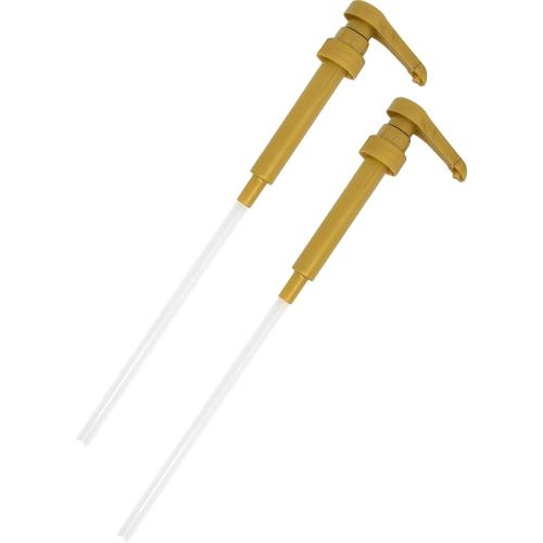 Syrup Pump Compatible with Torani, DaVinci and Skinny (Set of 2) - fits bottles (25.4 oz-750ml) (Gold)