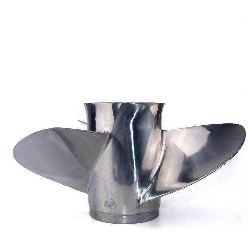 CAPTAIN Stainless Steel Outboard Propeller fit Mercury, 13 Diameter x 19 Pitch, 15 Spline Tooth Boat Motor Prop, RH Propellers for 40 50 70 Force 75 80 90 100 115 125 140 H