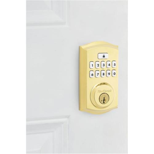 Kwikset 9260TRL-11PS Traditional SmartCode Keypad Electronic Deadbolt SmartKey Venetian Bronze Finish