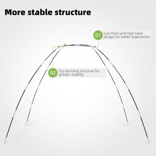 Golf Net - Upgraded 10x7ft Practice Net with 5 Balls, Tri-Turf Mat and Portable Storage Bag, Durable Hitting Nets for Backyard Driving Swing Outdoor - Gifts for Golfing Lovers - Golf Accessories