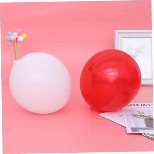 100pcs Valentine’s Day Latex Balloons Red and White 10-inch round Party Decorations for Holiday Events and Wedding Celebrations Random Color