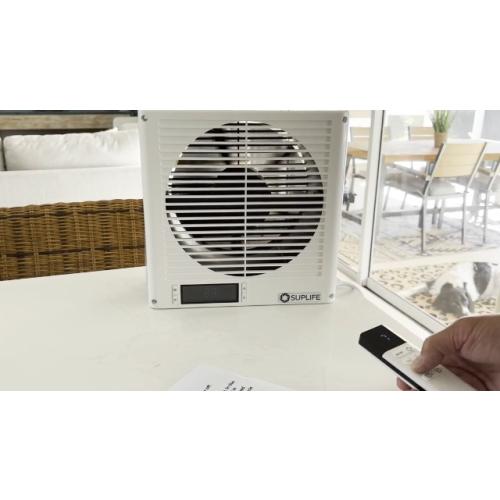 8 Room to Room Fan with Remote, Reversible Through Wall Fan for Quietly Circulating Air, 320 CFM Through the Wall Fan with Temperature Control, Durable Build Quality, In Wall Fan for Closet, Laundry