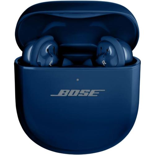 Bose QuietComfort Ultra Bluetooth Earbuds, Wireless Earbuds with Spatial Audio and World-Class Active Noise Cancellation, Deep Bass, Up to 6 Hours of Playtime, Lunar Blue - Limited Edition Color