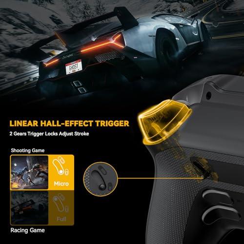 ManbaOne Interactive Screen Wireless Gaming Controller (Black)