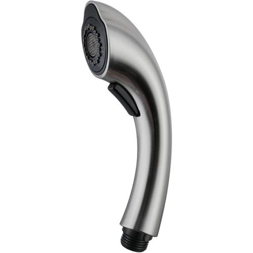 Bathroom Kitchen Sink Pull Down Faucet Pull-Out Spray Head Tap Sprayer Nozzle Replacement Part, G1/2 Thread Brushed Nickel