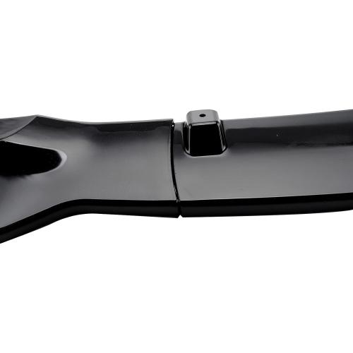 MotorFansClub 3pcs Front Bumper Lip Fit for Ford Fusion Mondeo 2017-2019 | Glossy Black, Front Splitter Spoiler Protection Trim