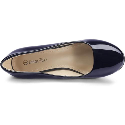 DREAM PAIRS Women's Dress Comfortable Low Heel Pump Shoes