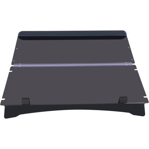 HECASA Tinted Golf Cart Windshield Compatible with ICON I20 I40 I60 I20L I40L I60L Folding Fold down Golf Cart Windscreen Plastic Smoke