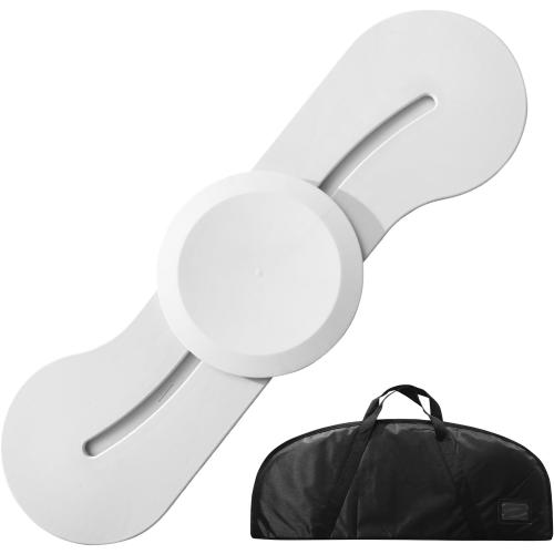 Mobility Transfer Board with Sliding Disk, FSA Eligible, Patient Transfer System for Wheelchair Users, No-Lift Design