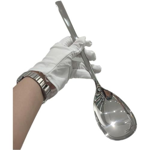 Extra-Large Serving Spoon,12 Inch Premium Food-Grade  Stainless Steel,Heavy-Duty Buffet Spoon