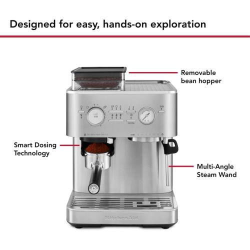 KitchenAid Semi Automatic Espresso Machine  (missing PCs)
