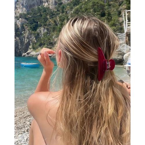 Mesovor Durable Acetate Hair Clips, Two-Tone Color Design