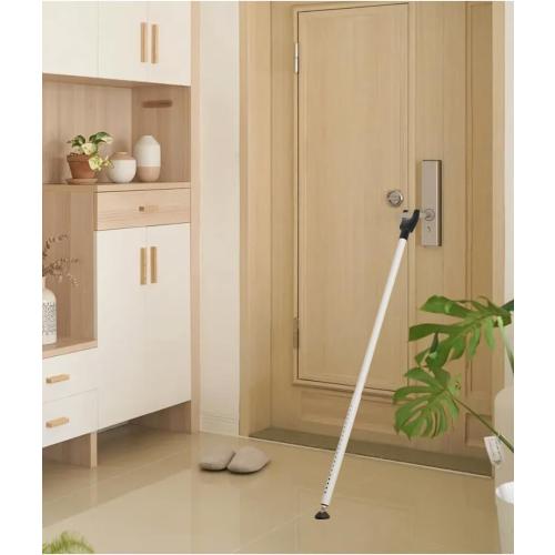 Telescoping Security Door Bar, 20-52 Inch Adjustable Length, 400 LBS Force, Anti-Slip Base