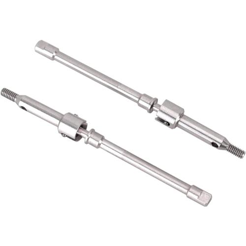 INJORA Steel 4mm Extended Dogbone Axle Shaft SCX24 Aluminum Axles Replacement（Front）
