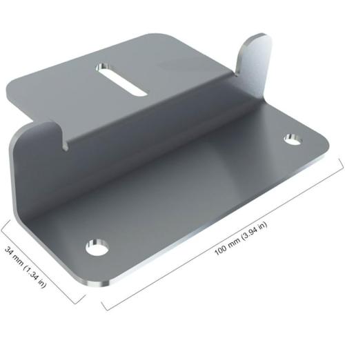 Renogy 2 Sets Solar Panel Mounting Z Brackets Lightweight Aluminum Corrosion-Free Construction for RVs, Trailers, Boats, Yachts, Wall and Other Off Gird Roof Installation, 2 Count