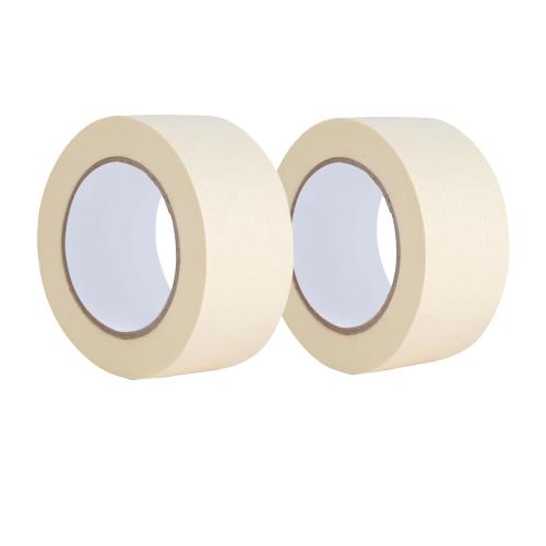 Lazybug studio Masking Tape 2 Inch Wide, 2 Inches x 55 Yards x 2 Rolls, 110 Yards in Total