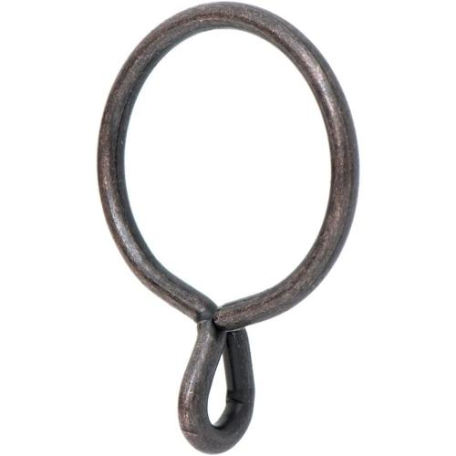 Ivilon Drapery Eyelet Curtain Rings - 1.7 Ring for Curtain Hook Pins, Set of 14 - Oil Rubbed Bronze (ORB)