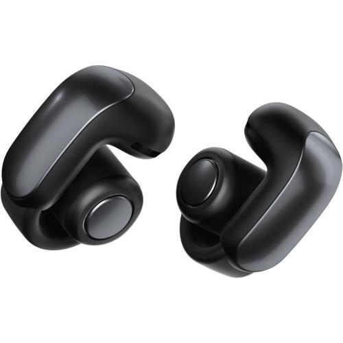 Bose Ultra Open Bluetooth Earbuds, True Wireless Earbuds with OpenAudio for Awareness, Clip On Design for Comfort, Immersive Audio, Up to 48 Hrs of Playtime, Black