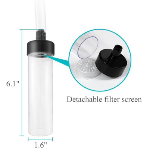 5ft-S Aquarium Siphon Vacuum Cleaner for Fish Tank Cleaning Gravel & Sand
