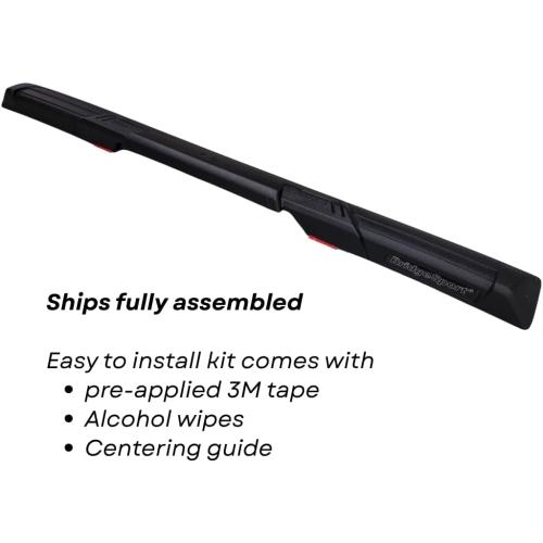 BridgeSport Wingman Utility Spoiler for Trucks - Compatible with Nissan Frontier 2005-2025 – Headache & Ladder Rack, Cab Protection and Large Cargo Management – W004