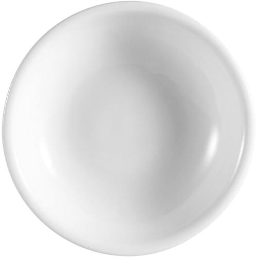 CAC China CN-45 Accessories 3-1/2-Inch 2-Ounce Super White Porcelain Round Sauce Dish, 5 PCS