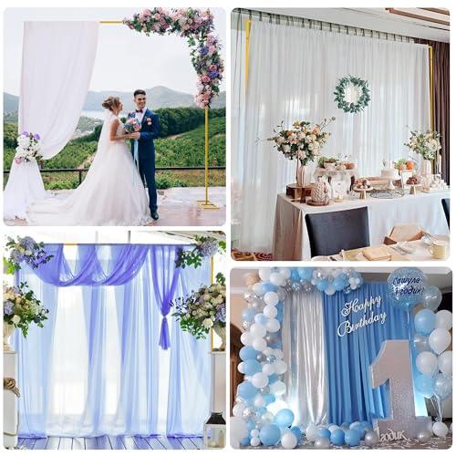 Wokceer 10x10FT Backdrop Stand Heavy Duty Pipe and Drape Kit Adjustable