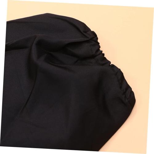 2 PACK...Professional Long Sleeve Barber Apron Black Protective for Hairdressers and Stylists Featuring Convenient Pockets for Tools for Barbershop and Home Use