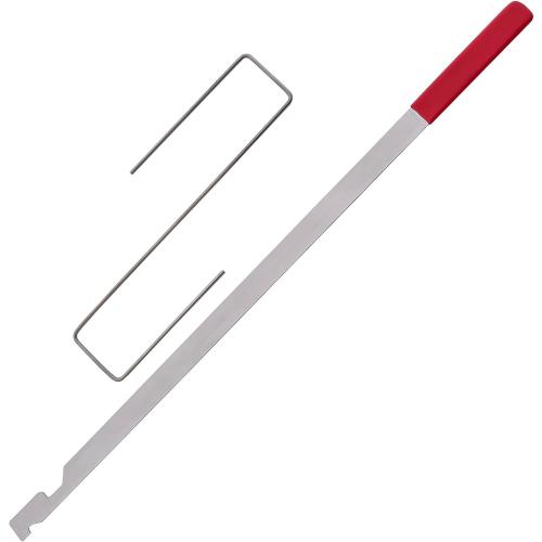 SINKHANUN 22 inches Slim Jim Tool, Stainless Steel Professional Auto Tool with Clematis Durable and Lightweight