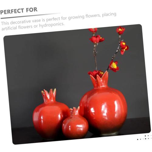 Desktop Pomegranate Flower Vase Elegant Dried Flower Container for Home Decor Unique Ornament for Events and Everyday Use for Bouquets and Table Centerpieces