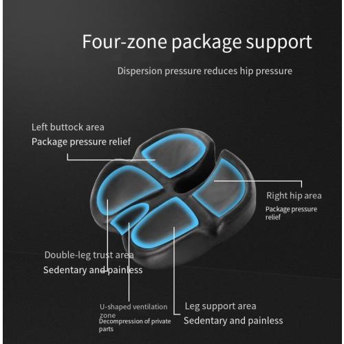 Seat Cushion - Memory Foam Cushion for Office Chair, Car Seat, Airplane, Bleacher - Sciatica & Hip & Coccyx Pain Relief Desk Chair Cushion for Long Sitting Office Workers, Car Drivers