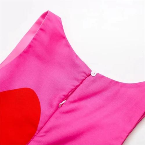 Size S Printed Dresses for Women Sundress Midi Beach Sleeveless Party Elastic Waist Dresses