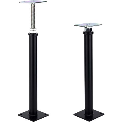 2-Pack Adjustment Floor Jack Post Floor Jack Lift Supports 16.5-20.5 Inch Adjustable House Jack,Adjust Supports,Lift Supports,Mini Screw Jack, Floor Straightener,Level Supports