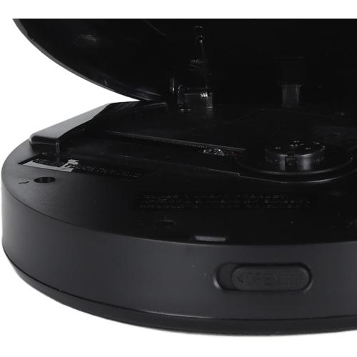 Color Black CD Player Portable, Desktop CD Music Player with Bluetooth and Speakers, Memory Play, Support Most Cd Formats Such As Cd, Cd Rw, Mp3, Anti Skip Rechargeable CD Players for Home