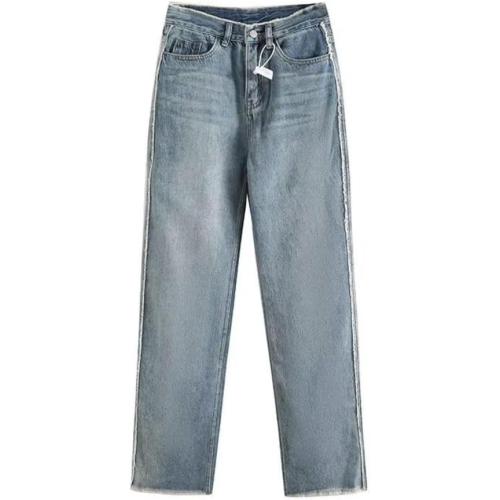 Size 28R  AG-ED Denim Durable women's Straight Leg Jeans, Non Stretch Denim Pants for Long Term Wear