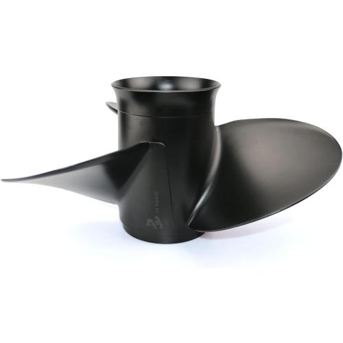 CAPTAIN Boat Propeller fit Johnson Evinrude 40-140 HP Engines, 13 Spline Tooth Outboard Prop, RH, Aluminum, OEM Propellers for 50 60 E-TEC 65 70 75 85 88 90 100 110 112 115 120 125 135 HP
