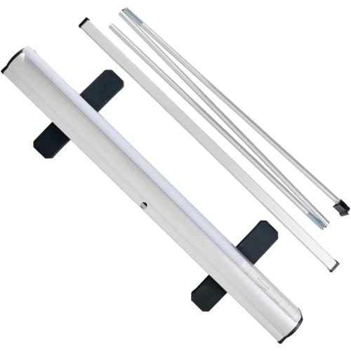 Retractable Banner Stand, Advertising Display, Poster Board 81x33 (No Graphics Banner)