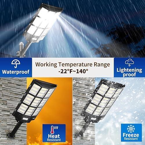 Solar Street Lights Outdoor,Solar Security Flood Lights Parking Lot Light