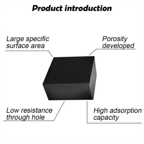 Gigicloud 1PCS Activated Carbon Aquarium Filter, Cube Honeycomb Structure Charcoal Deodorant Fish Tank Water Purifier Activated ​Charcoal Cubes for Pools Water Purification