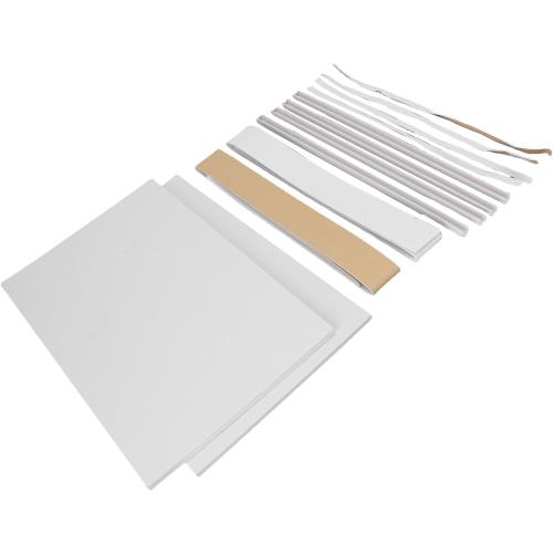 JTLB Air Conditioner Side Insulation Panel Kit Heat Draft Insulating Foam Panel with EVA Strip for Window AC Unit