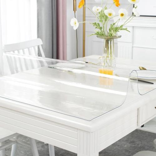 Clear Table Cover Protector 70x44  Plastic Table Cover Rectangle