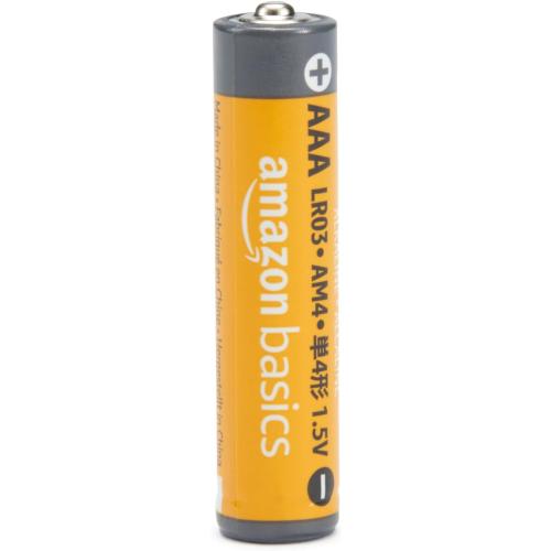 Amazon Basics AAA Alkaline High-Performance Batteries, 1.5 Volt, 10-Year Shelf Life, 100 Count (Pack of 1)