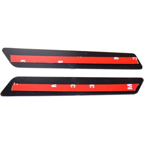 Black Saddlebag Outer Lid Hinge Latch Covers For Harley Touring Electra Road Street Glide 2014-2023 (Black Smoke)