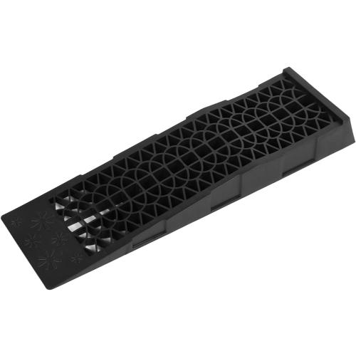 2 Pack 4,400 LBS Capacity Low Profile Car Ramps, Plastic Automotive Wheel Ramps for Vehicle Oil Change Maintenance, Lightweight Support Ramps with Anti-Slip Design (Black)