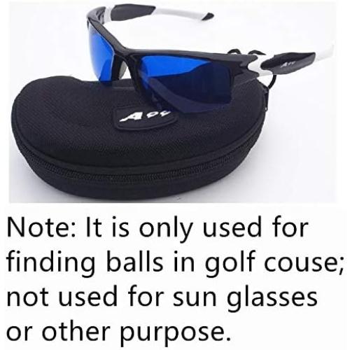 A99 E-BW Golf Ball Finder Glasses with Storage Box, Course Use Only
