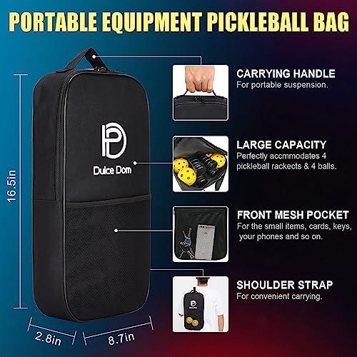 DULCE DOM Pickleball Paddles Set of 2/4 - USAPA Approved