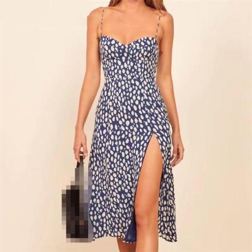 Women's Summer MIDI Dress Print mid Length Dress size small