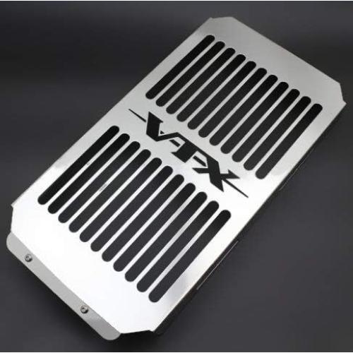 Motorcycle Radiator Cover Guard Grill Grille Shrouds Cooler Protector Compatible With Honda VTX1800 VTX 1800 C F N R S T (Bright Silver) (VTX)