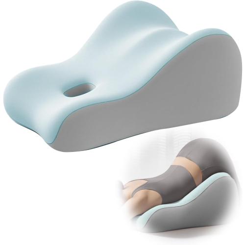 ‼️has STAINS ‼️Intimacy Wedge Pillow for Couples Memory Foam Support Cushion-Blue | Memory Foam Support Cushion for Waist, Neck & Back, Waterproof & Portable with Washable Cover, Ideal for Sitting, Lying